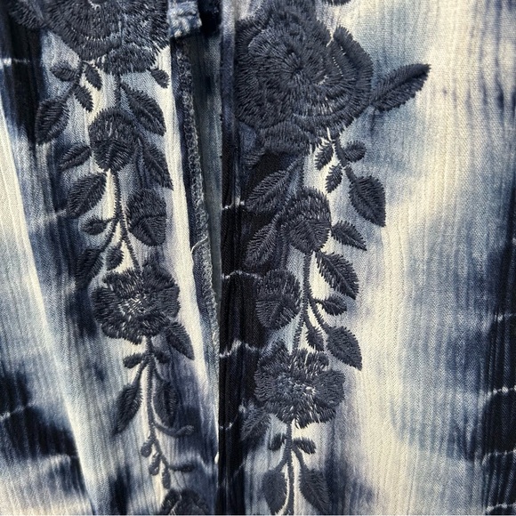 Torrid Blue Gauze Cover Up, 1X/2X Plus - Picture 8 of 15